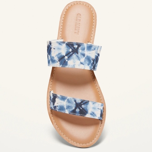 tie-dyed Double-Strap Sandals with Memory Foam Size 8 - Picture 5 of 7